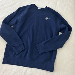 Blue Nike crew neck